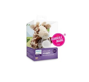 Duda varalica Snuggle, ultra soft 0-6 mjeseci, s plišanom igračkom, ŽIRAFA